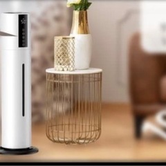 ブラック 【2個】超音波式 8L加湿器 LEDデジタルパネルの画像