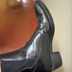 NO ID ウエスタンチェルシーブーツ 25㎝　BLACKの画像