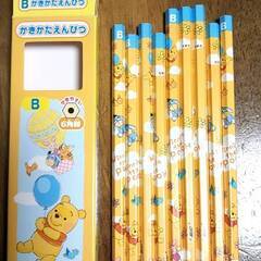 Winnie the Pooh　かきかたえんぴつ　B　2種　11本+9本＝合計20本　6角軸の画像