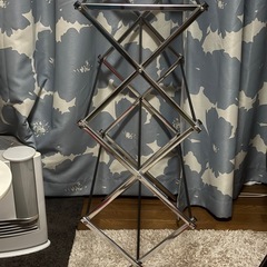 アルミ　物干し　美品　室内で数回使用のみの画像