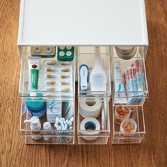 2個セット！小物収納ケース（お薬、筆記道具でも）の画像