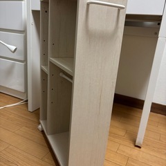 カラーボックス　キャスター付の画像