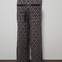 pierre cardin ピエールカルダン ジャガードニットパンツ ボトムスの画像