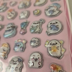 アザラシ　ぷくぷくシールの画像