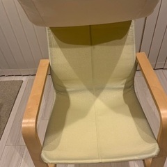 IKEA イケア アームチェア ホルムビー ナチュラルPELLO ペロの画像