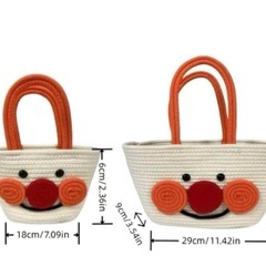 アンパンマン　カゴバッグ　2点の画像