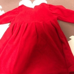 淀川区です。サンタクロース　90cm ベビー服　　コスプレの画像