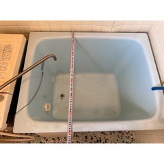ホーロー浴槽＋バランス釜セット（2018年製／現状渡し）の画像