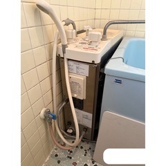 ホーロー浴槽＋バランス釜セット（2018年製／現状渡し）の画像