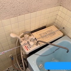 ホーロー浴槽＋バランス釜セット（2018年製／現状渡し）の画像