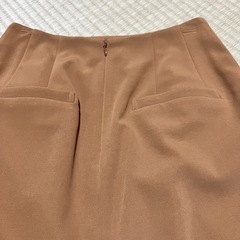 VICKY キャメル タイトスカート Sの画像