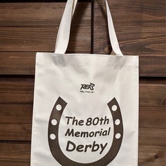 競馬　JRA　日本ダービー　第８０回記念　メモリアルダービー　トートバッグ　ナップサック　巾着　限定　非売品 の画像