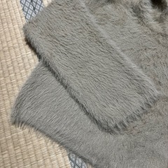 美品 B.R.Gブリングス ショート丈 ニット ブラウンベージュの画像