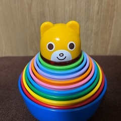 ミキハウス mikihouse ラトルコップタワー　重ねコップの画像