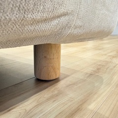 無印良品 ベージュ 2.5シーターソファの画像