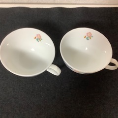 昭和レトロ　資生堂　SHISEIDO ノベルティ　カップ&ソーサー　2客　非売品の画像