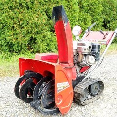 除雪機★ホンダ HS80 セル付 8馬力 動画有★交換 下取り上取り可札幌近郊の画像