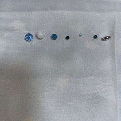 ビーズ　青系　水色　シルバーの画像