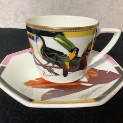 資生堂　ノベルティ　カップ&ソーサー　 楽園　花椿 非売品 アルシアウィルソンの画像