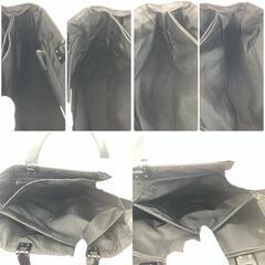 PRADA プラダ ハンドバッグ トートバッグ テスートナイロン プラハンドル プラスチック ブラック 黒 B8363 トライアングル 三角ロゴプレート 白タグの画像