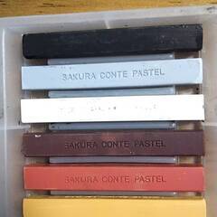 サクラ　コンテパステル　6色セットの画像