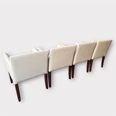 レザーチェア　4脚セット　配送可能　の画像