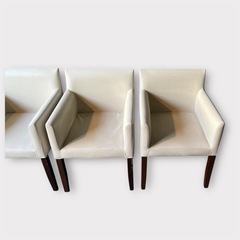 レザーチェア　4脚セット　配送可能　の画像