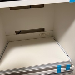 レンジ台　五段収納　コンセント4口付きの画像