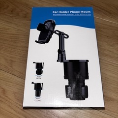 【新品未使用品】車内用 スマホホルダー ドリンクホルダー 2in1の画像