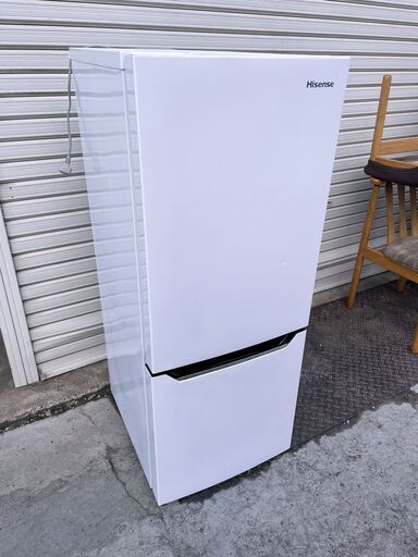 ★動作〇★ 清掃済 保障有 冷蔵庫 Hisense HR-D15C 150L 2020年製 幅480x奥行595x高さ1225mm ハイセンス ノンフロン 冷凍冷蔵庫