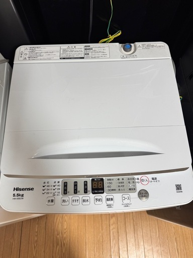 2024 HISENSE 洗濯機 5.5kg (遠藤) 金山の生活家電《洗濯機》の中古