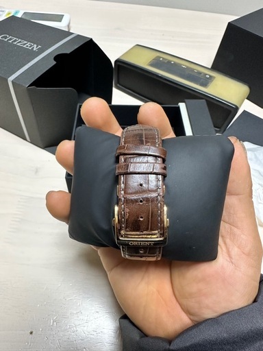 ORIENT 自動巻き サン＆ムーン メンズ腕時計（中古）