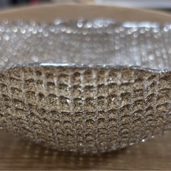 Francfranc ブラウン ガラス皿の画像