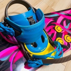 スノボ板　141cm ビンディング、カバー付きの画像