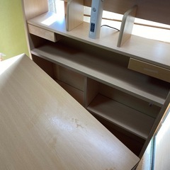 【引取り限定】ニトリ 組合せ学習机　2012年製の画像