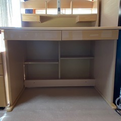 【引取り限定】ニトリ 組合せ学習机　2012年製の画像