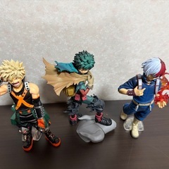 ヒロアカ一番くじフィギュア3体セットの画像