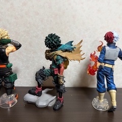 ヒロアカ一番くじフィギュア3体セットの画像