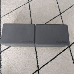 ヨガブロック　マンドゥカ　2個セットの画像