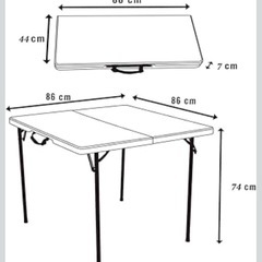 テーブル【差し上げます】の画像
