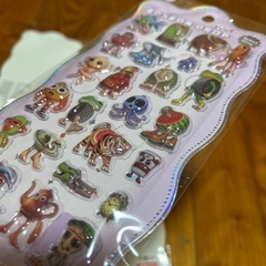 イタリアンブレインロッド ぷくぷくシール　4枚の画像