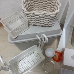 ゴミ箱 ティッシュケース など 収納グッズまとめ売りの画像