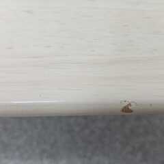 ローテーブル　折りたたみ式　木製　足は金属製の画像