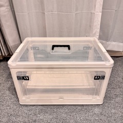 ニトリ 折りたたみ収納ボックス 4ドア収納ケース ２個の画像