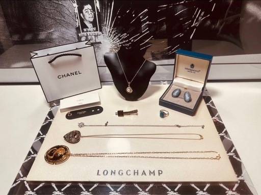 遺品整理)指輪、ネックレス、天然石 (池沢) 府中のアクセサリーの中古