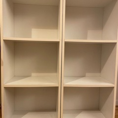 取引中【無料】カラーボックス白★本棚★収納★シェルフ★棚の画像