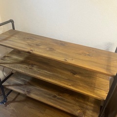 ニコアンド　クラフトマン　3レイヤーシェルフの画像