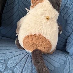 ねこ肯定感　さんま　ぬいぐるみキーホルダーの画像