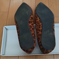 神戸レタス　ヒョウ柄　パンプスの画像