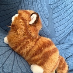 茶色いねこ　ぬいぐるみの画像